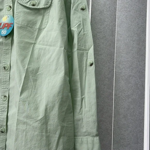 Columbia Womens Sun Goddess Long Sleeve Roll Up Shirt M - Picture 7 of 12